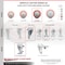 Service Caster 4 Inch Red Polyurethane Swivel 3/8 Inch Threaded Stem Caster Set with Brake SCC-TS20S414-PPUB-RED-TLB-381615-4 - alternate 3